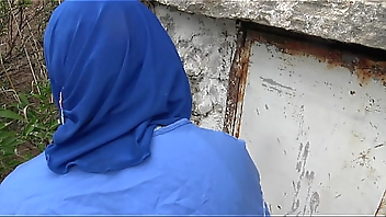 hot algerian milf having outdoor sex with stepsons big cock