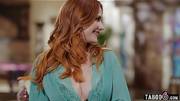 Cucking his mature MILF stepmom Siri Dahl in front of her boyfriend