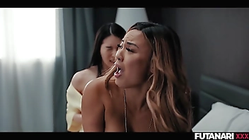 Big Tits Asian Wakes Up With Huge Cock And Fucks Her Partner