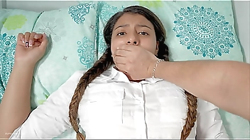 Shh shh don't go screaming! - Stepbrother fucks his stepsister when they are alone at home.